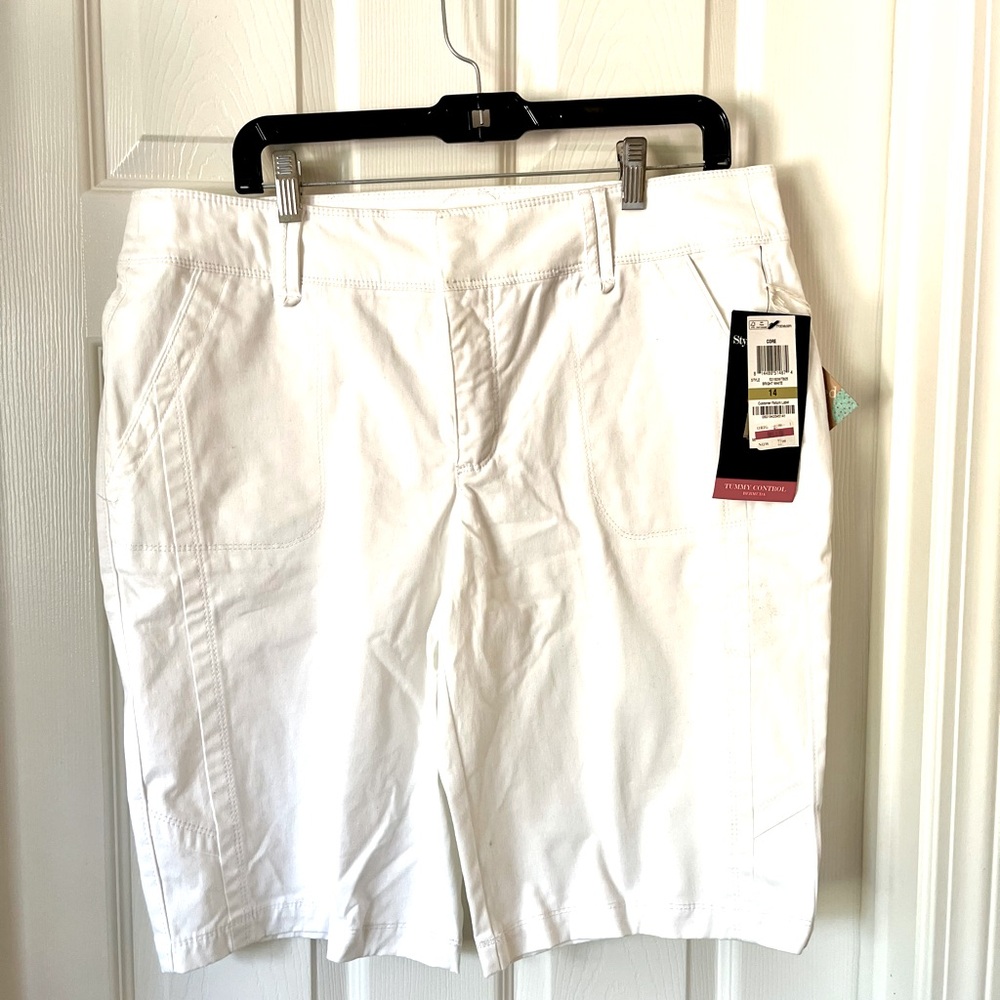 Crisp white Style & Co Shorts